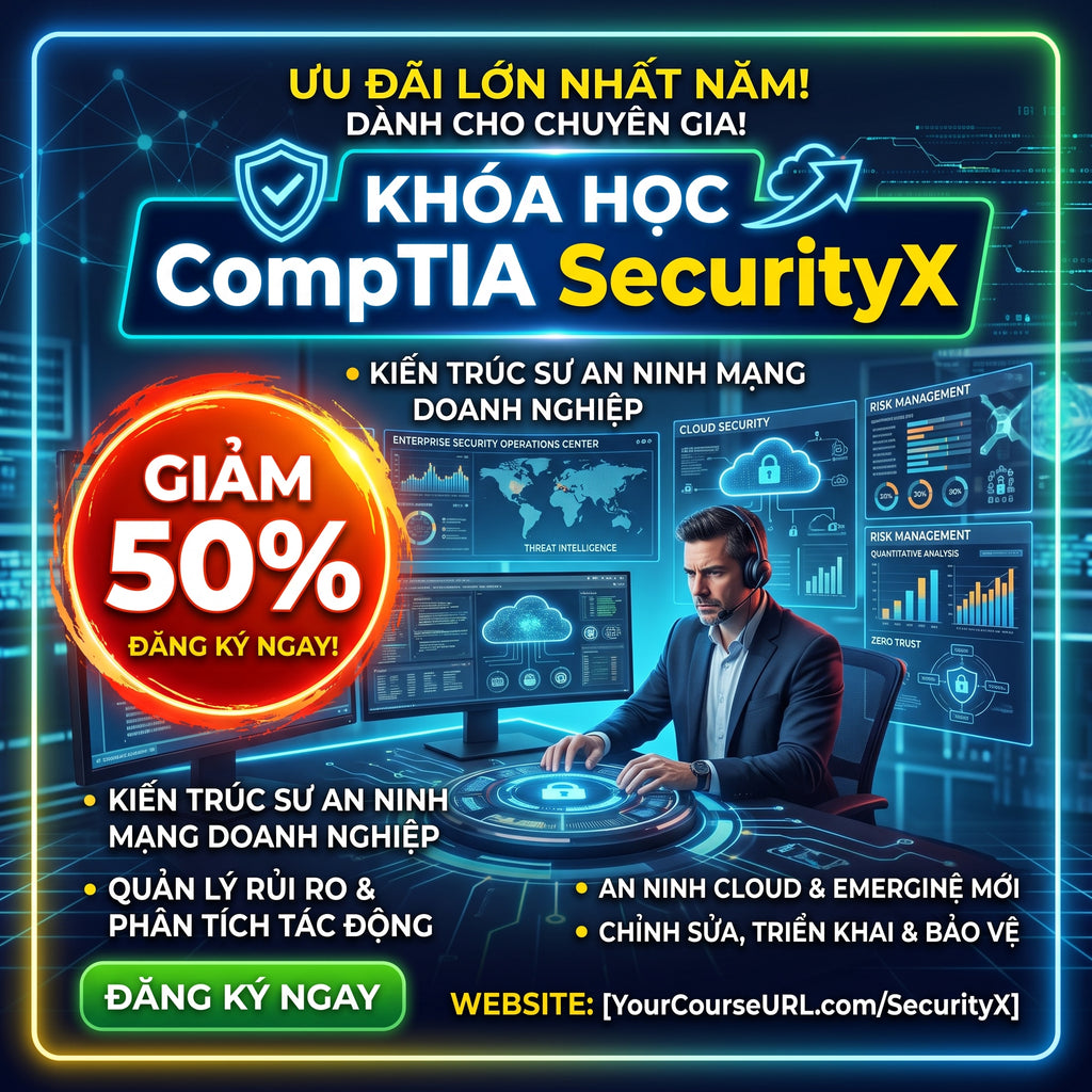 🚀 ƯU ĐÃI THÁNG 8 COMPTIA SEC – DEAL OF THE DAY TẠI SECURITY365