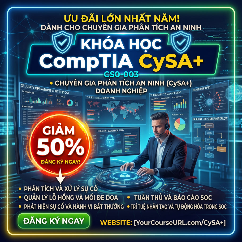 🚀 ƯU ĐÃI THÁNG 8 COMPTIA SEC – DEAL OF THE DAY TẠI SECURITY365